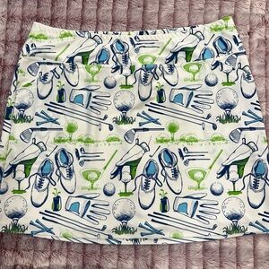 B SKINZ SWINGTIME Golf Tennis Pull on Club Skort - Size: XXL